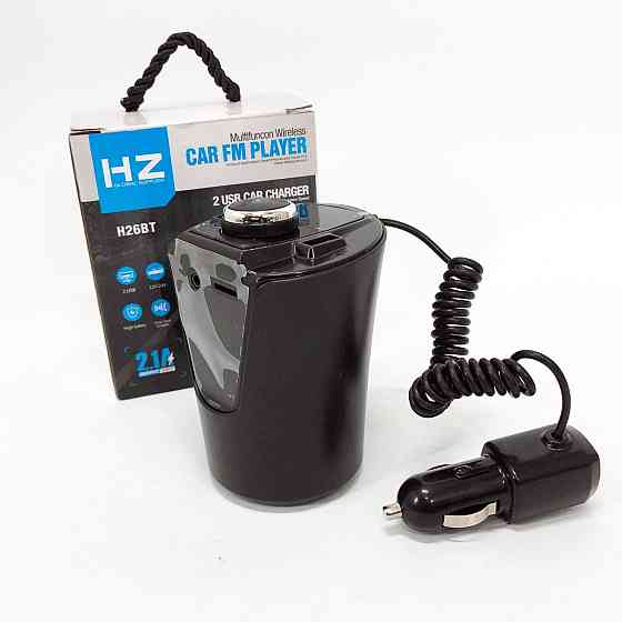 Универсальный fm-модулятор для автомобиля H26+BT BX6, Качественный фм модулятор, Блютуз VB-416 фм трансмиттер Киев