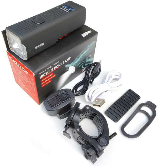 Велоліхтар для велосипедів з акумулятором, Велосипедний ліхтар передній на акумуляторі FN-40 Івано-Франківськ - фото 1