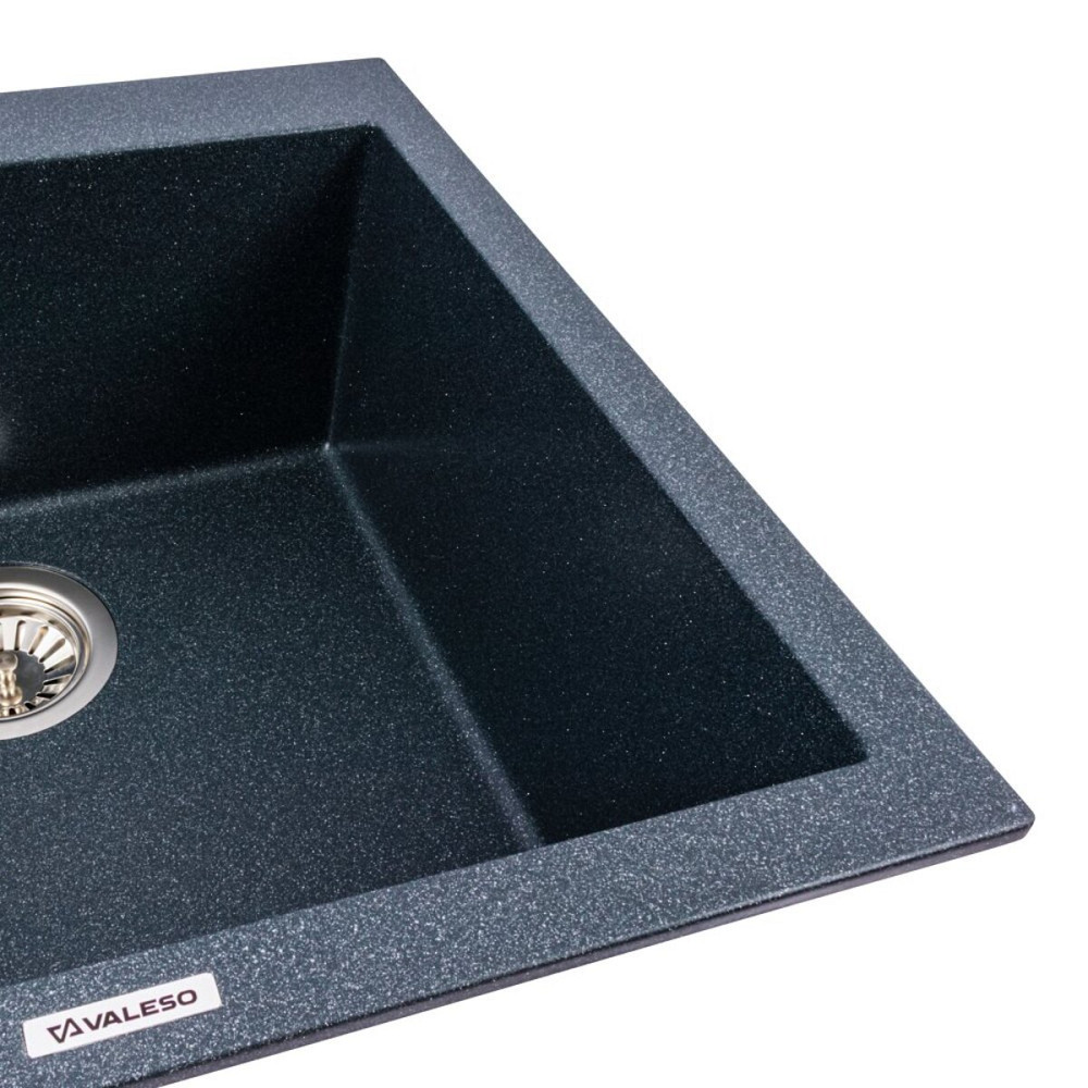 Гранітна мийка VALESO GALAX 5050 матова Антрацит Коломия - фото 3