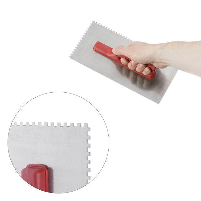 Тертка сталева, оцинкована, 280×130 мм, зуб: 4×4 мм INTERTOOL KT-0004 Киев - изображение 3