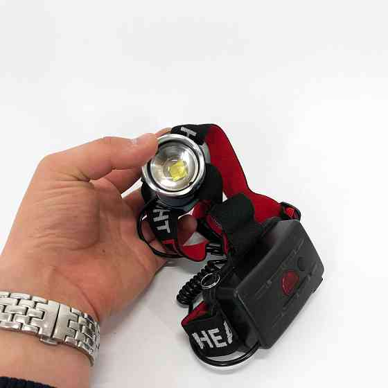 Мощный фонарик светодиодный на голову X-Balog BL-T09B-P90, Led headlamp налобный фонарь JB-95 Львов