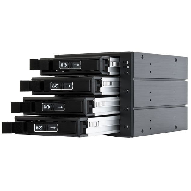 Бекплейн Chieftec CBP-3141SAS 3x5.25" -> 4x3.5" HDDs Hot-Swap Aluminium Винница - изображение 2