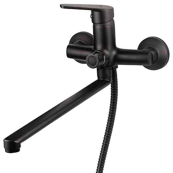 Смеситель s37 Ø35 для ванны излив прямой 350мм дивертор встроенный картриджный (B) AQUATICA (9737225) Киев