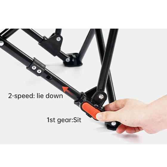 Стілець складаний Naturehike CNK2450JJ020, чорний Киев