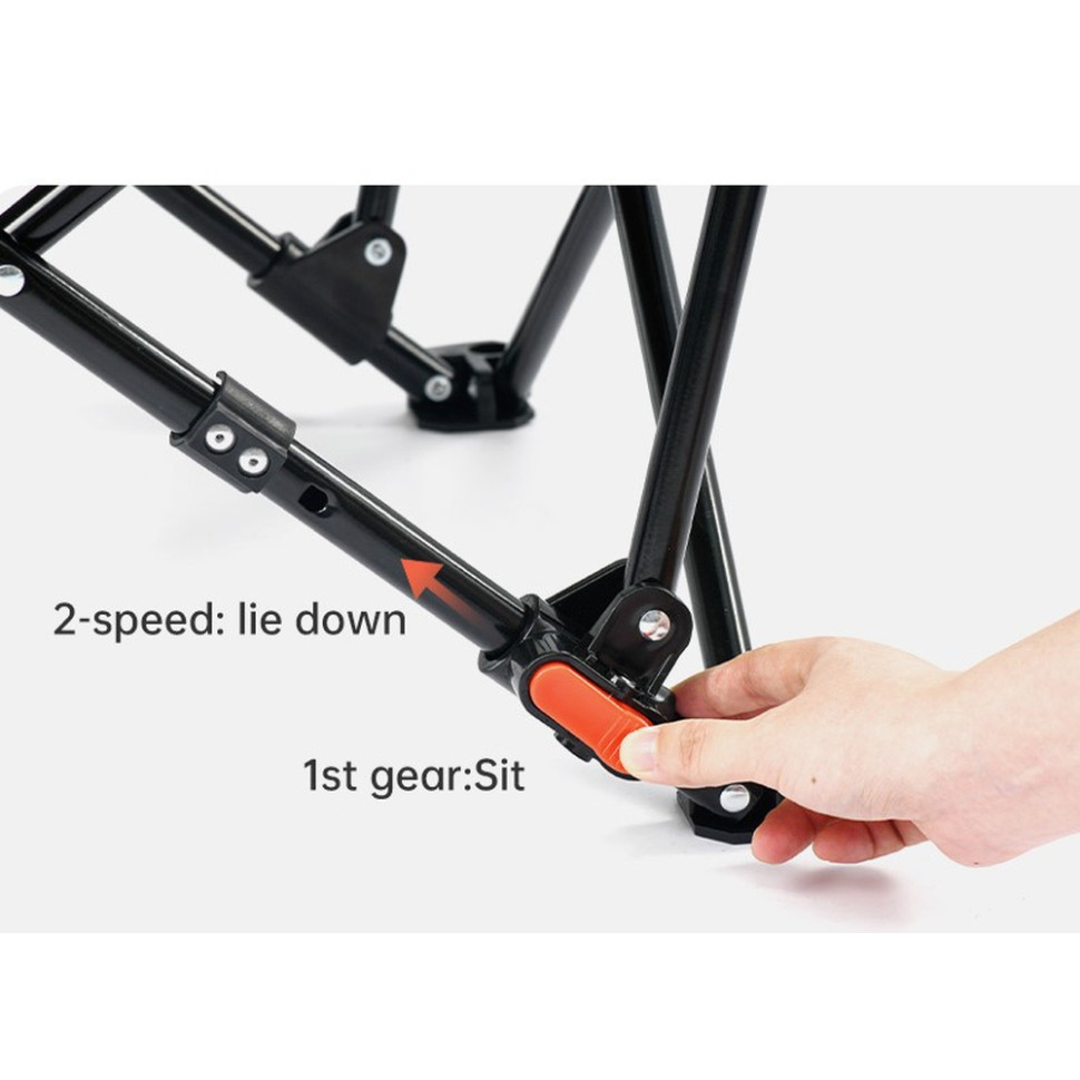 Стілець складаний Naturehike CNK2450JJ020, чорний Киев - изображение 2