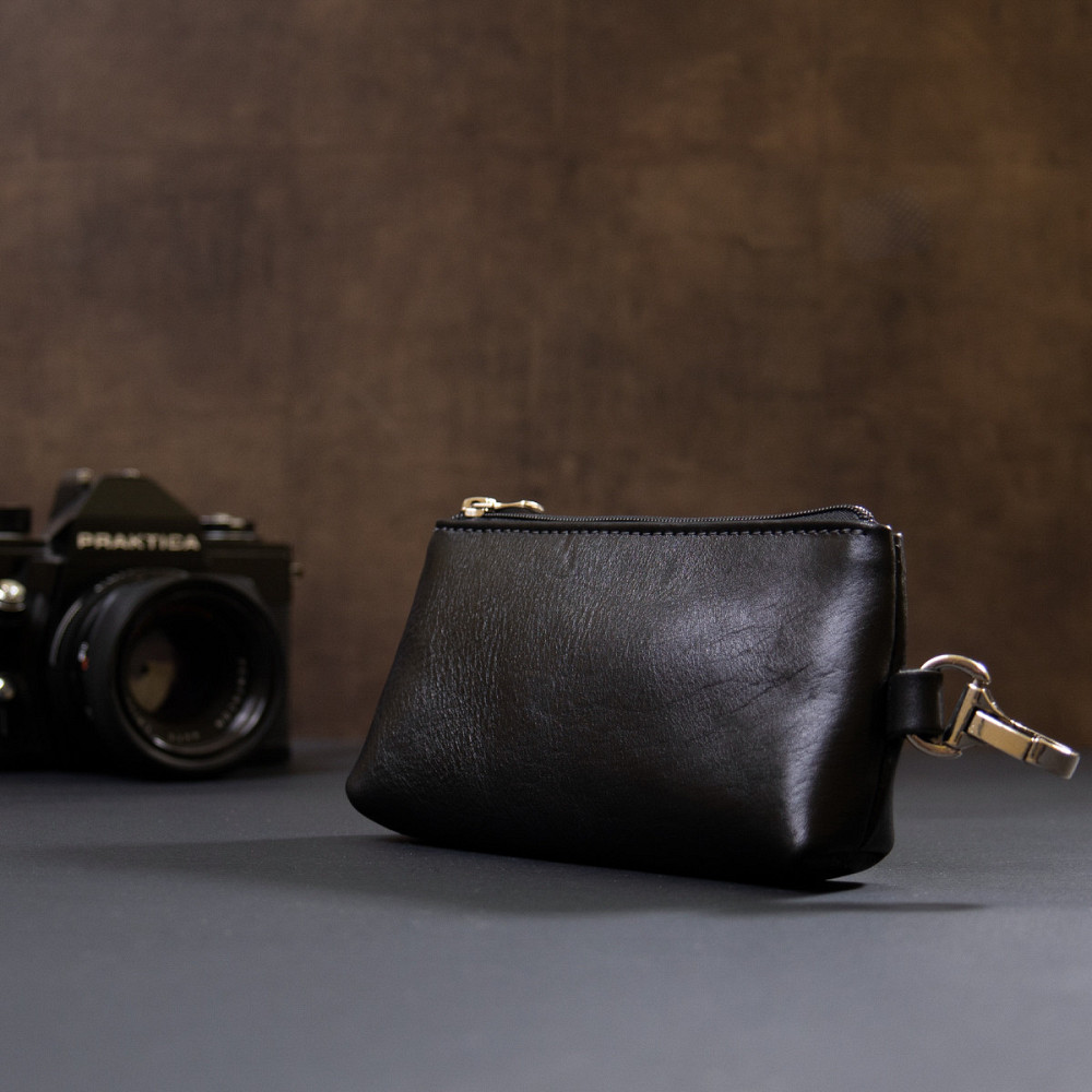 Ключница с монетницей Черный (GRANDE PELLE) Киев - изображение 3