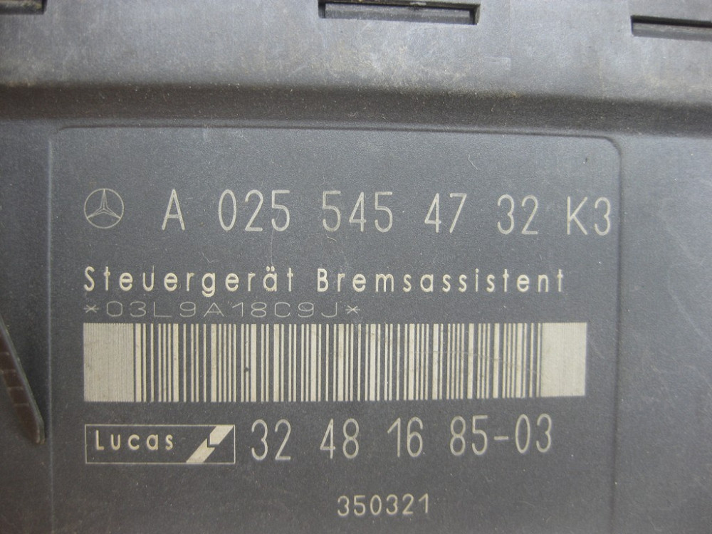 Mercedes-Benz  A0255454732 Блок управління BAS C-class W202 SLK R170 CLK Coupe C208 CLK Cabriolet A208 E-class S210 C-class S202 Одесса - изображение 5
