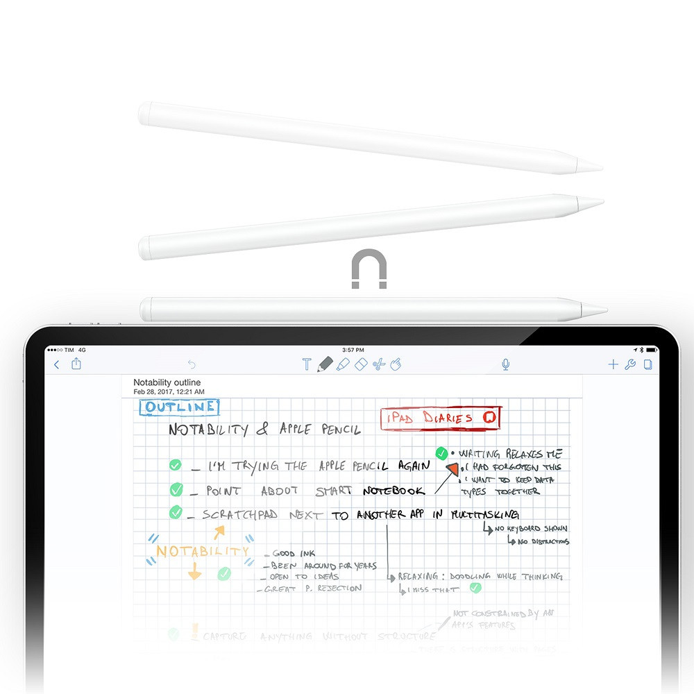 Стилус Acefast V1 universal capacitive pen White Киев - изображение 6