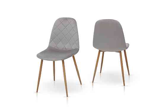 Стілець Ембер-L, термо/велюр світло-сірий Киев