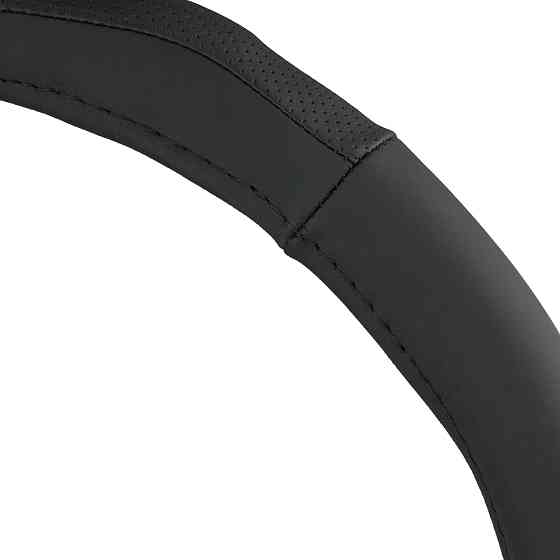 Чехол на руль Carlife 39-41см, кожа, черный SW245L Львов