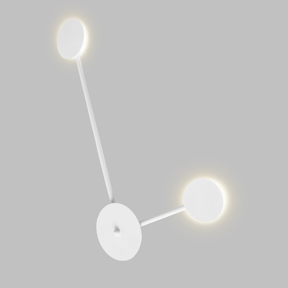 Бра світильник настінний 2-G4 білий Disk NL 3665-2 WH Київ - фото 3