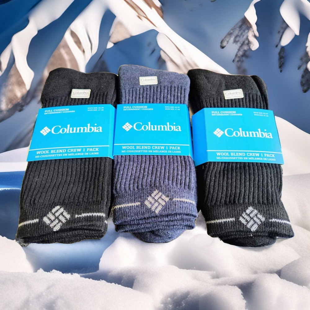 Чоловічі теплі шкарпетки Columbia з махровим слідом (3 шт. у наборі). Размен 41-45 Київ - фото 1