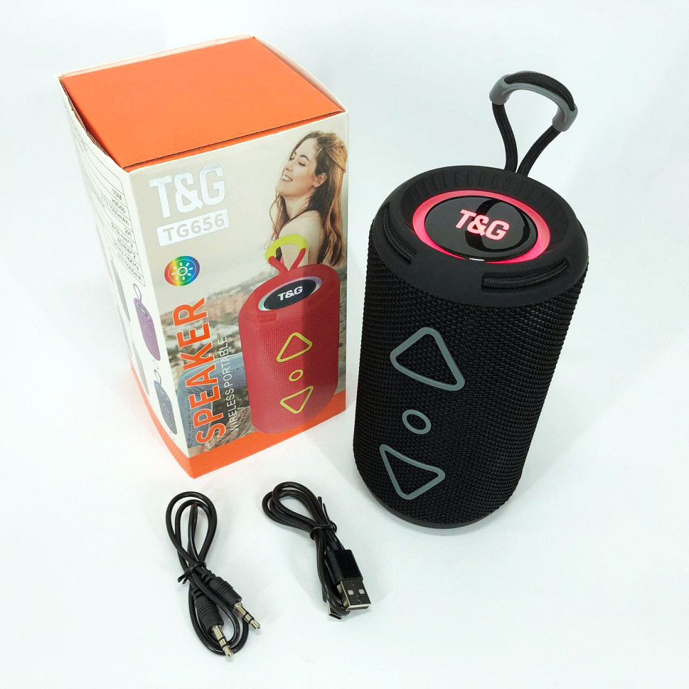 Активна акустична колонка з акумулятором, Світлова bluetooth колонка з хорошим звуком MP-69 Львів - фото 6