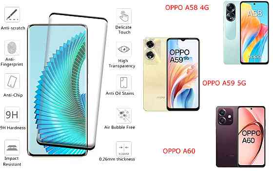 Захисне скло HyperGlass Pro для OPPO A58 4G, OPPO A59 5G, OPPO A60 – максимальна чутливість та захист Київ