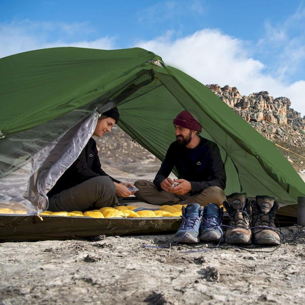 Намет двомісний легкий Naturehike Mongar 210T UL NH19M002-J (Зелений) Київ - фото 5