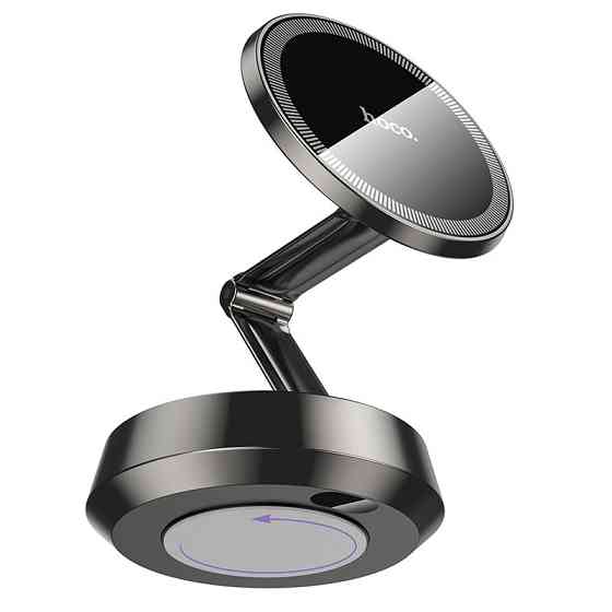 Автотримач для телефона HOCO H83 Metal ring magnetic car holder(center console) metal grey Киев