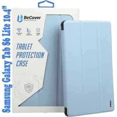 Чехол для планшета BeCover Soft Edge Pencil Mount Samsung Galaxy Tab S6 Lite 10.4 P610/P613/P615/P619 Light Blue (708354) Винница