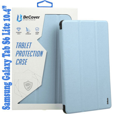 Чехол для планшета BeCover Soft Edge Pencil Mount Samsung Galaxy Tab S6 Lite 10.4 P610/P613/P615/P619 Light Blue (708354) Винница - изображение 1