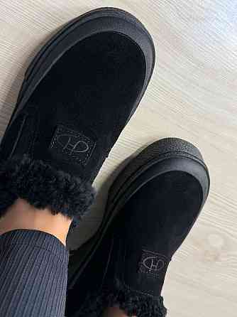 Ботинки женские Hengji 660-1 замшевые кеды на меху черные, 41, 25,5 см Киев