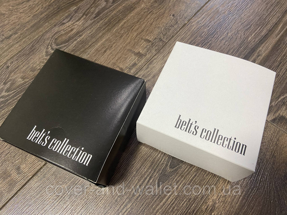 Модный мужской кожаный ремень из винтажной кожи коричневого цвета 35мм PS Leather Киев - изображение 7