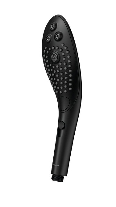 Насадка-стимулятор для душу 2в1 Womanizer Wave Black, масажер для інтимних зон Sex Aura Київ - фото 1