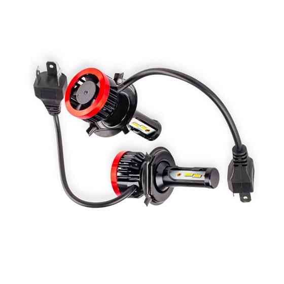 Автолампа H4 12V EUROTUN K2 50W 8000L 6000К радиатор и вентилятор LED Мукачево