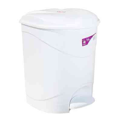 Контейнер для сміття Irak Plastik Bella №2 з педаллю білий 19 л (4561) Вінниця
