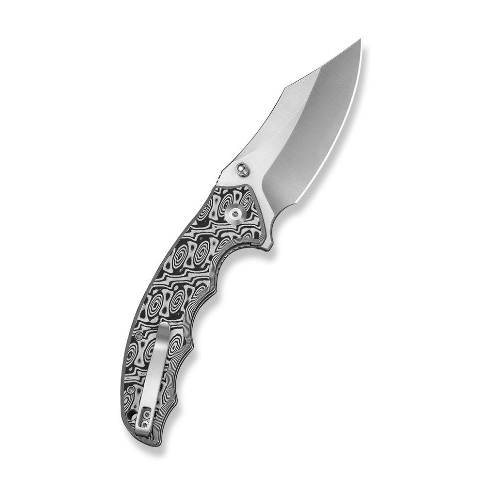 Нож складной туристический CivivI Pentad (8.8 см) Nitro-V / Micarta черный/белый Киев - изображение 2