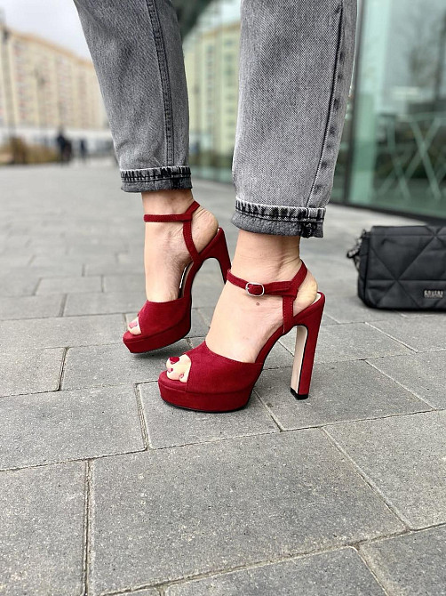 Nivelle Босоніжки жіночі NIVELLE 1825/9510-12004 червоні (літо, замша натуральна) (3718) лише 3 Коломия - фото 4