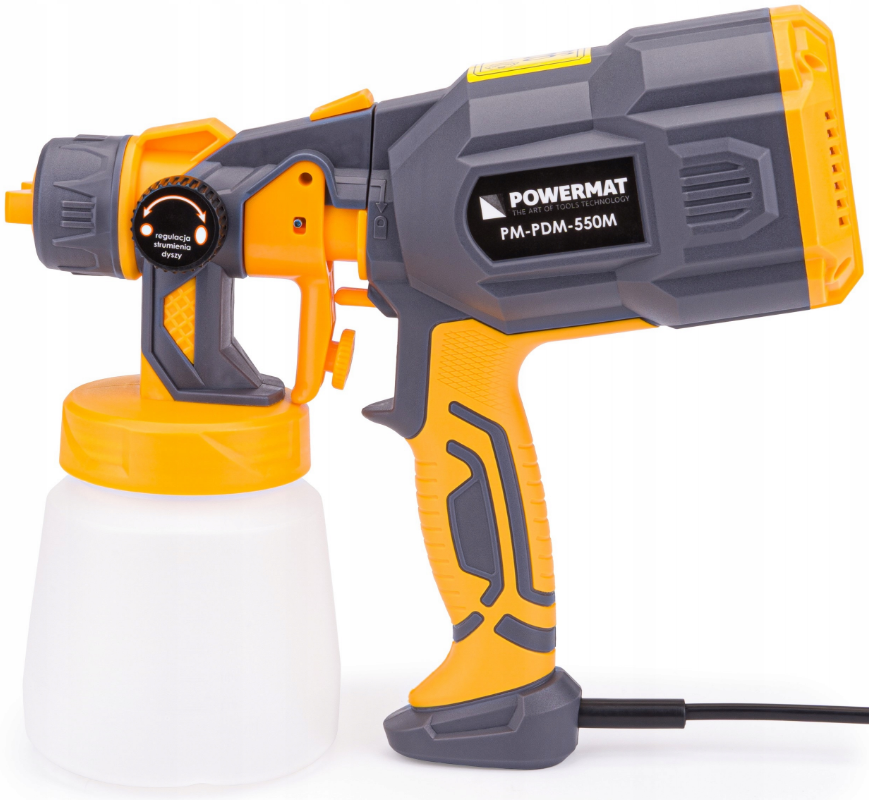 Краскопульт електричний Powermat 550Вт 0.8л (Польща) Київ - фото 9