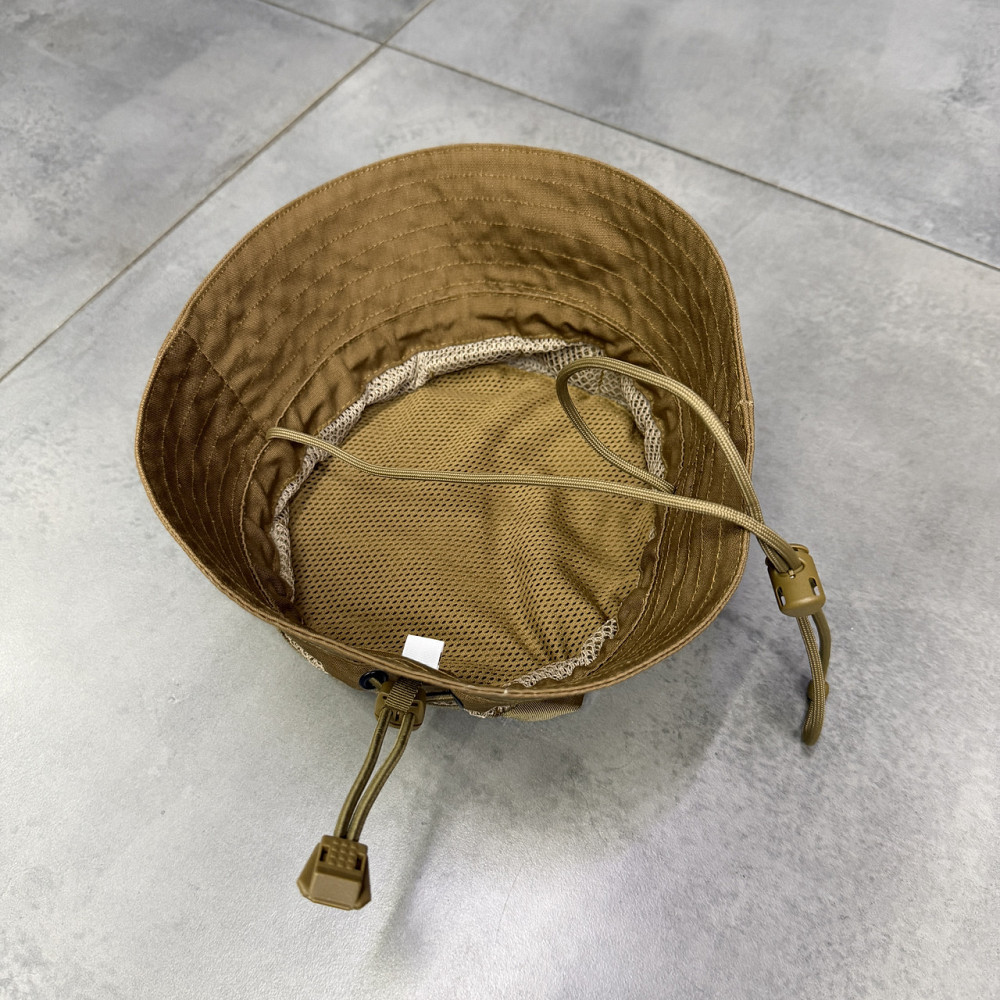Панама з сіткою, тактична, Койот, розмір XL, ріп-стоп (65% бавовна, 35% polyester), WINTAC, Україна Київ - фото 6