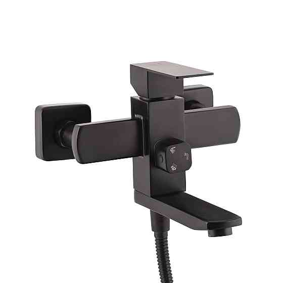 Душова система універсальна Lidz Kubis 1030 на три споживачі (з виливом) (k35) LDKUB1030BLA35724 Black Київ