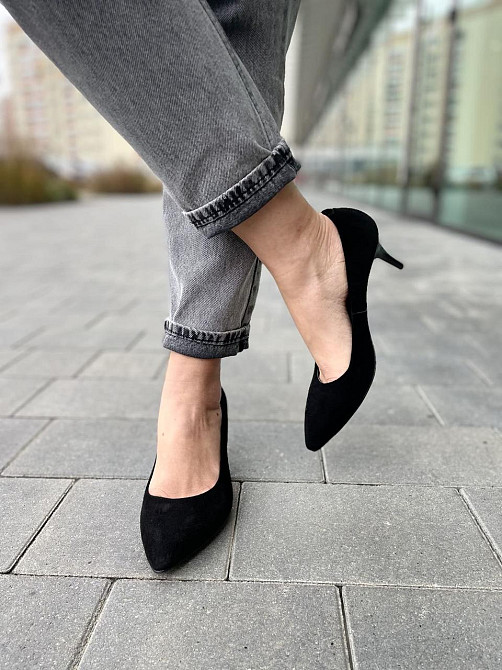 Туфлі жіночі SEE SEVEN чорні натуральна замша 38р. (3864) Коломыя - изображение 6