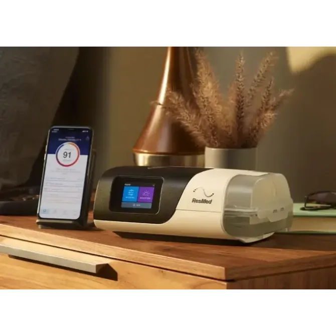 Авто CPAP апарат ResMed AirSense 11 із зволожувачем + маска розмір M Дніпро - фото 5