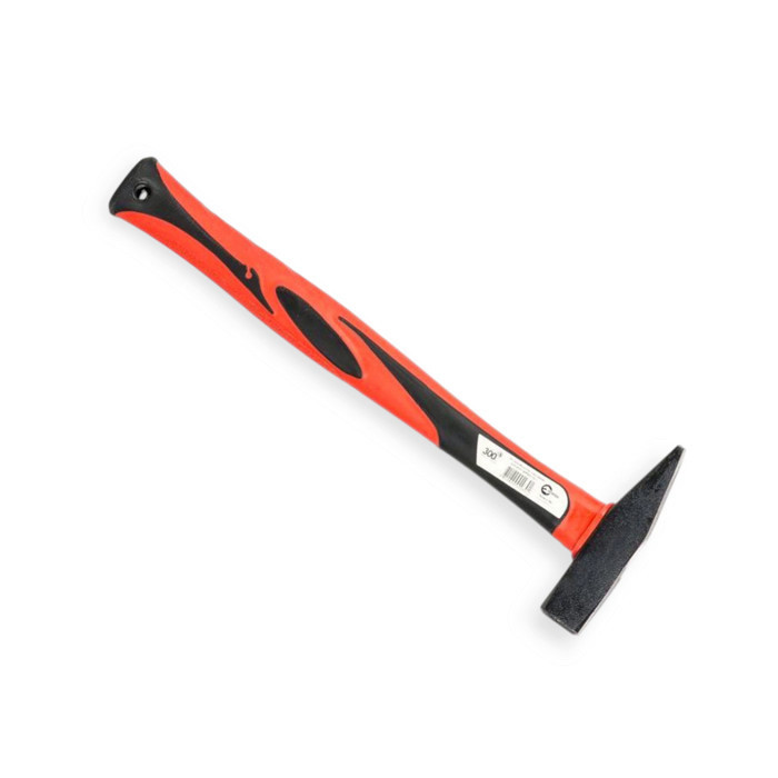 Молоток слюсарний 300 г фібергласова гумова ручка Мукачево - фото 8