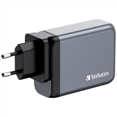 Зарядное устройство Verbatim GaN 100 W 4 ports (2xUSB-C-100 W,USB-C 65 W /USB-A -3.0) (32202) Винница - изображение 2