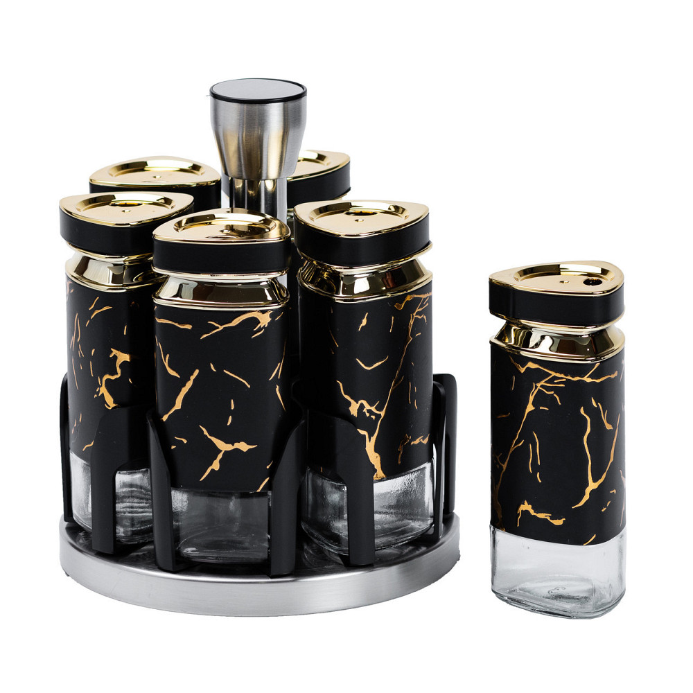 Набір баночок для спецій 6 шт по 120 мл HP1355 Київ - фото 3