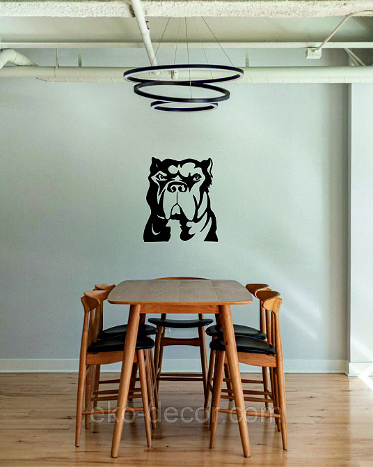 Декоративное настенное Панно «Кане-корсо», Декор на стену 110*96 см., Черный Киев - изображение 7