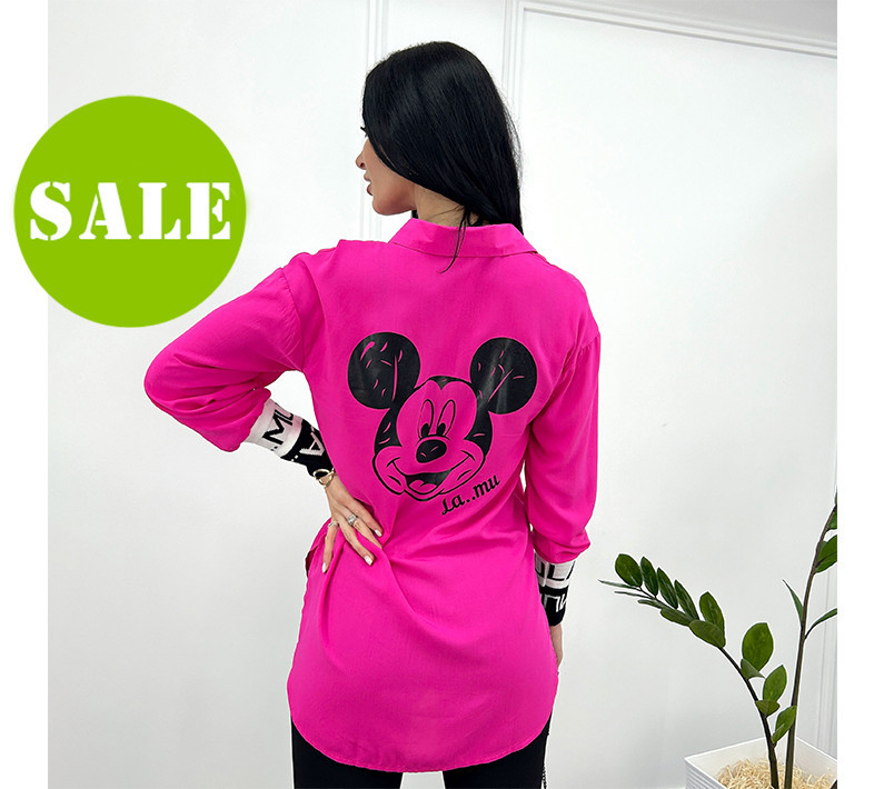 Подовжена жіноча блуза "Michelle" оптом | Батал | Розпродаж моделі Київ - фото 1