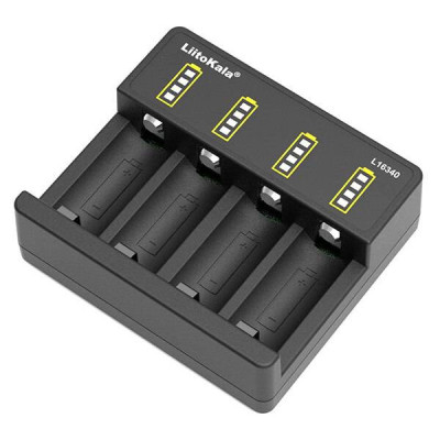 Зарядное устройство для аккумуляторов Liitokala 4 Slots, Li-ion, 16340, CR123A (Lii-L16340) Винница - изображение 3