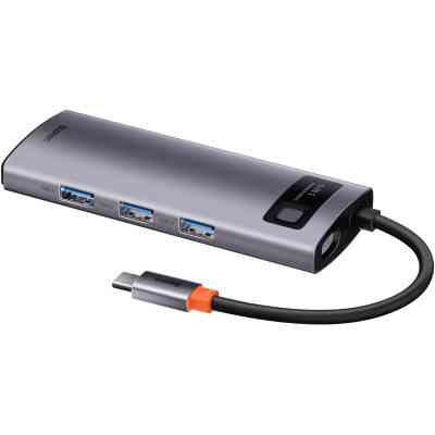 Концентратор Baseus USB3.1 Type-C to USB Type C PD 100W/HDMI 4K 60 Hz/3*USB 3.2 Gen1/ 5in1 (CAHUB-CX0G) Вінниця