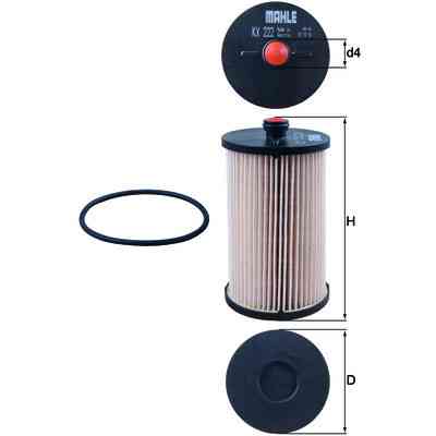 Топливный фильтр Mahle KX222D VW Харьков