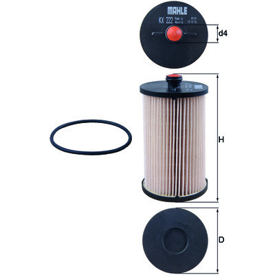 Топливный фильтр Mahle KX222D VW Харьков - изображение 1