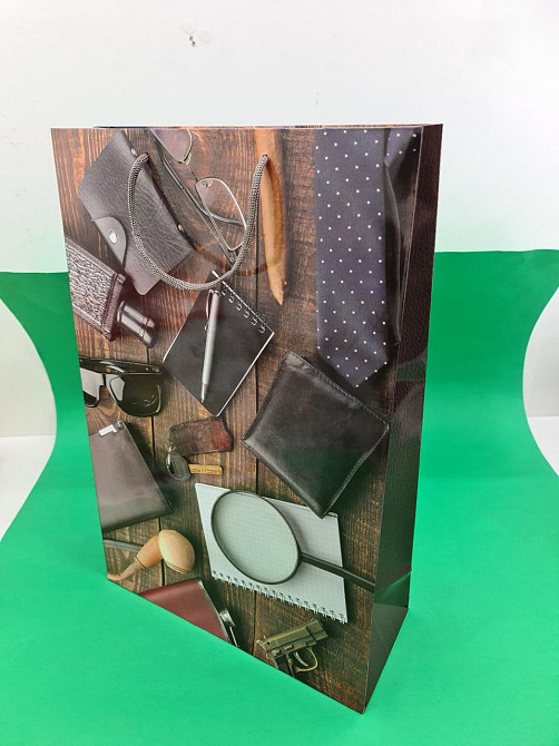 Пакет паперовий гігант вертикальний30х42х12) (артGV-058) (12 шт) Харків - фото 1