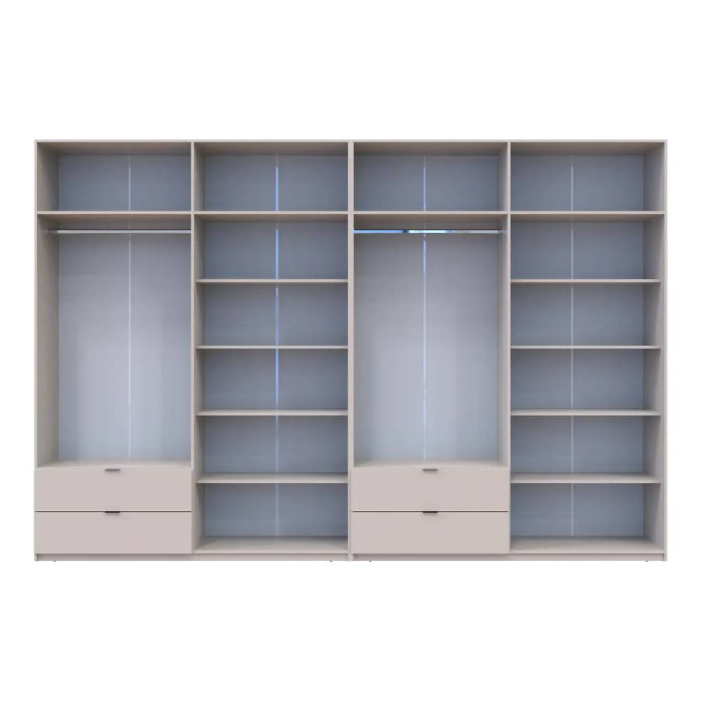 Шкаф для одежды Doros Лукас Кашемир 4+4 ДСП 360х50х240 DRS-011722 (42005144) Львов - изображение 5