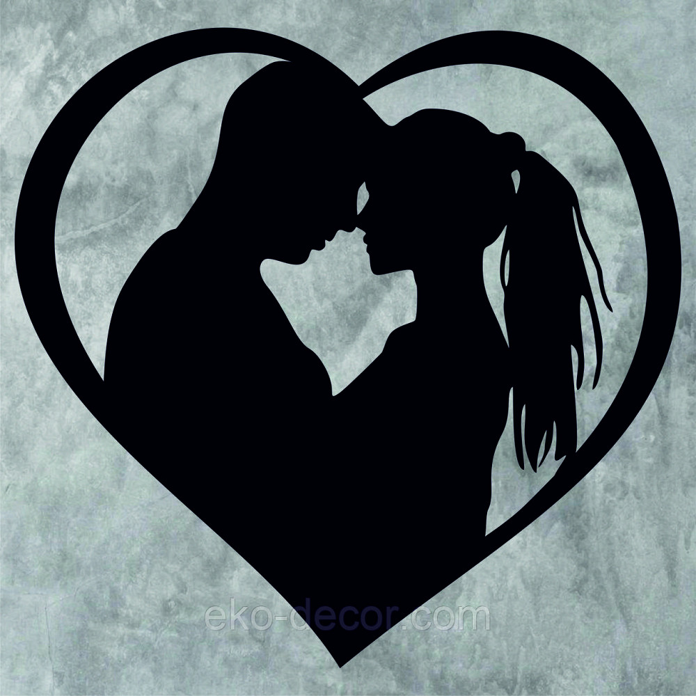 Декоративное настенное Панно «Он и Она», Декор на стену 90*90 см, Черный Киев - изображение 8
