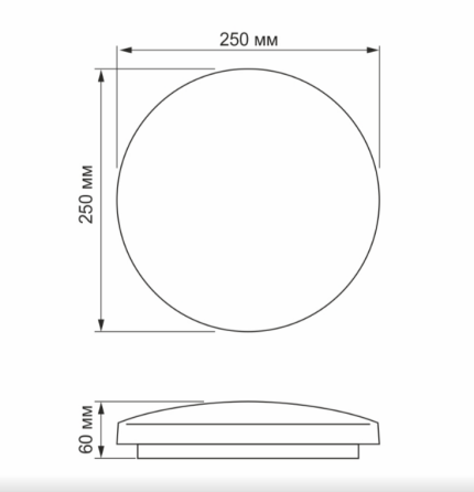 LED Світильник настінно-стельовий 18W 5000К 220V Криві лінії TLCL-185CL Titanum Житомир