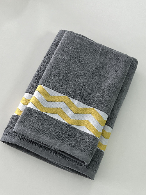 Рушник махровий Ideal Textile банний з бордюром 70*140 см Чернівці - фото 4