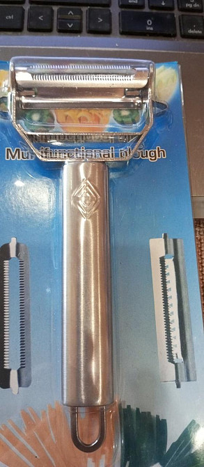 Овочістка з Нержавіючої Сталі з двум Лезвіями Multifunctional Plough Полтава - фото 1