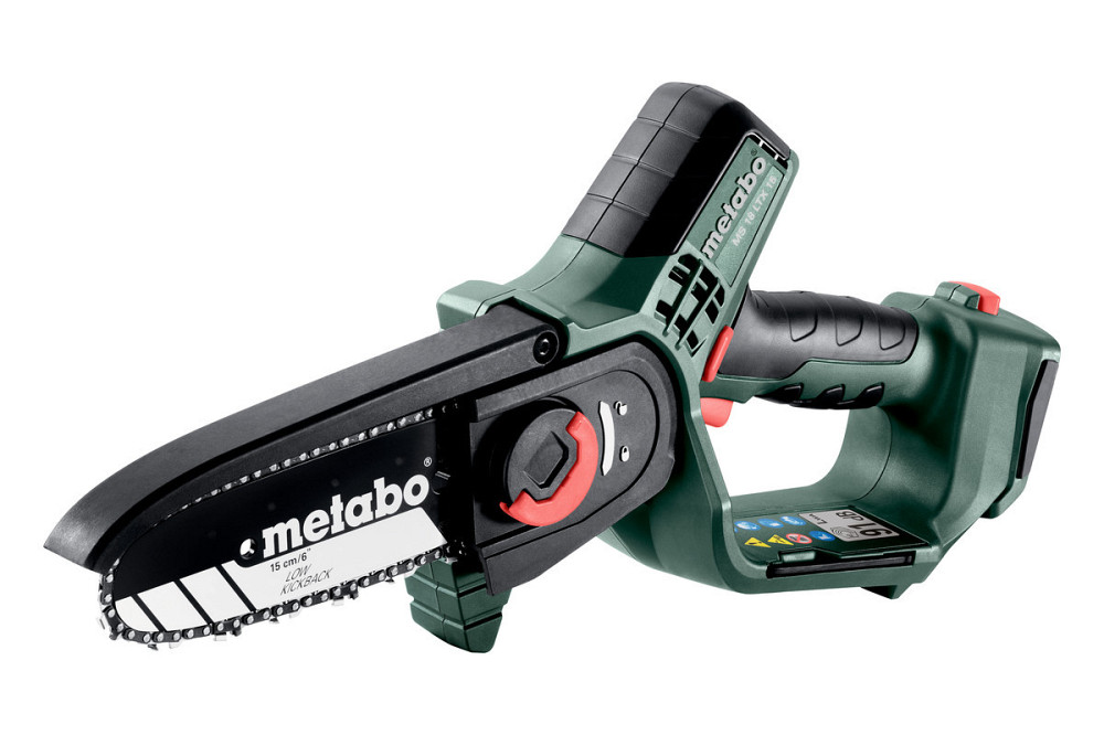 Пила ланцюгова mini Metabo MS 18 LTX 15 акумуляторна 18В Li-Ion 600856850 каркас Коломия - фото 2